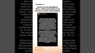 Selain Tba Dan Remember Of Today Lyodra Dan Mario G Klau Juga Batal Tdanil Di Banjarbaru
