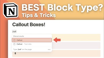 BEST Use Cases for Callout Blocks in Notion! | Easy Tips & Tricks