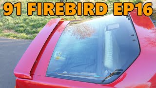 1991 Firebird Rear Hatch Position Adjustment and Sealing (Ep.16)