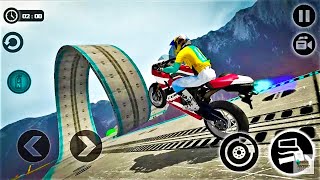Impossible Motorbike stunt tracks 3d - bike cartoon - jcb cartoon - gadi wala cartoon - car cartoon screenshot 4