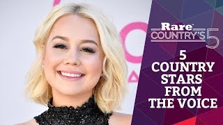Video thumbnail of "5 Country Stars from the Voice | Rare Country's 5"