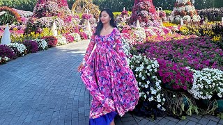 MIRACLE GARDEN DUBAI😍@bhawanamallavlogs 💐+SHOPPING at DERA CITY CENTER