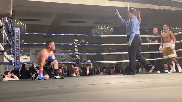 Jeffrey Torres with a haymaker! Other dude should ...