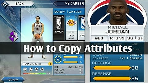 HOW TO COPY ATTRIBUTES USING GAMEGUARDIAN | NBA2K19 v46 ANDROID