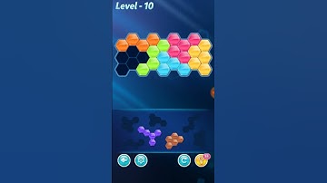 Block Hexa Puzzle Rainbow C Level 10 Walkthrough