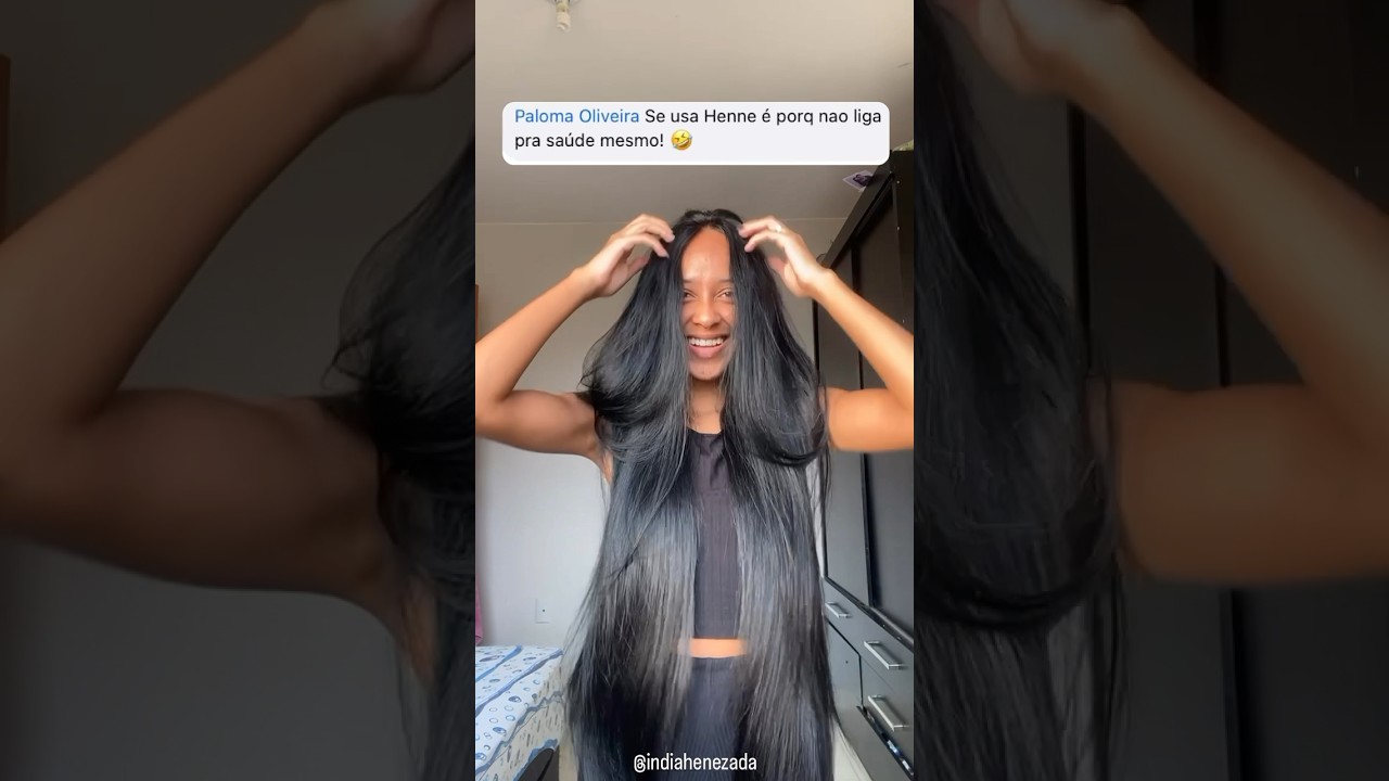 Quando posto meu cabelo Henezado 