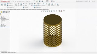 SolidWorks Tutorial | Mesh Grill