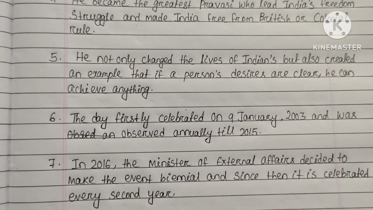 Ten lines on NRI (Non-resident Indian ) Day Or Pravasi Bharatiya Divas! Essay on NRI Day