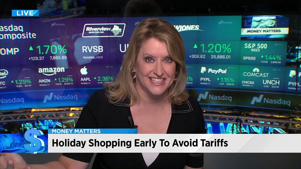 newspaper mockup Money Matters: Early holiday shopping to avoid tariffs