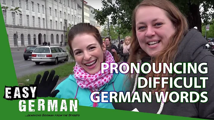 Dana tries to pronounce difficult German words | E...