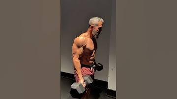 Killer Biceps in less than 60 sec. 4 part 5 rep drop set #biceps #gymmotivation #workout