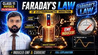 Faraday Law of Electromagnetic Induction | Faraday's Law Induced emf and Current | Physics
