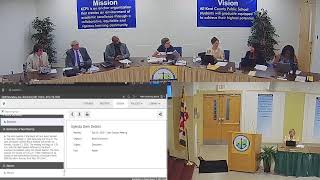 Kent County Public Schools Board of Education Meeting,  September 14th, 2026