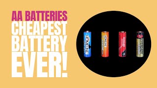 1.4 AA Batteries - Family Dollar cheaper than Walmart, Amazon and Home Depot