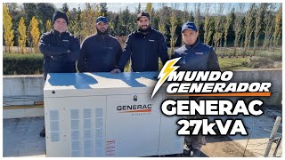 CAMBIO e INSTALACIÓN de un GENERADOR VIEJO por un GENERAC 27KVA TRIFÁSICO⚡🏡 - Mundogenerador