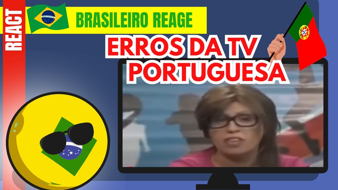 Brasileiro reage aos erros da TV Portuguesa