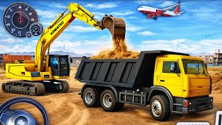Construction Simulator Gameplay 🚧 | Heavy Machines, Road Building & City Projects | Full HD screenshot 5
