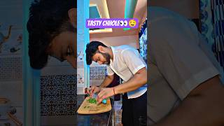 Quick and Easy Chhole Recipe🤤😋 #shorts #bachelorsumit #minivlog