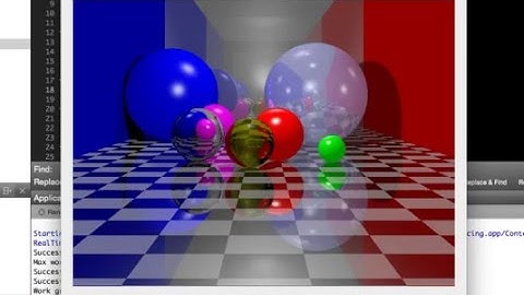 Real Time Raytracing with OpenCL