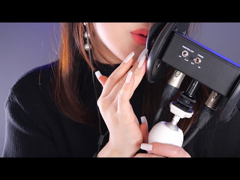 ASMR Up Close Tickling Trigger Words👂💘 (English, Fast, 4K)