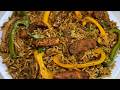 Restaurant Style Chicken Fajita Rice Recipe | Easy Mexican Rice | Food Mania 1m