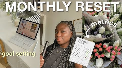 APRIL MONTHLY RESET 💐  | goal setting, reflection, budgeting, book tracker & YouTube analytics