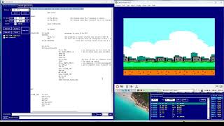 Scrolling soft / Scrolling Hard en Assembleur Z80 sur Amstrad CPC 6128 old screenshot 4