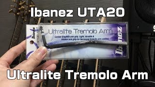 Ibanez UTA20 (Ultralite Tremolo Arm) / Review アイバニーズ トレモロアーム レビュー