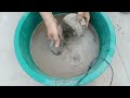 Pure gritty sand water crumbling in tub bowls shapes#puresand #dustyasmr #crunchynoises #clay