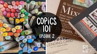 What Paper Should You Use With Copic Markers? ☽✦☾ Copics 101  Paper