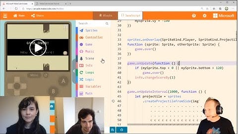 Microsoft Build 2020 - MakeCode Arcade JavaScript
