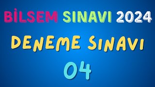 Bilsem Sınavı 2023 2024  Bilsem Tablet Deneme Sınavı 04 Resimi