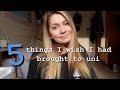 5 THINGS I WISH I HAD BROUGHT TO UNI (and 5 things I wish I hadn't)