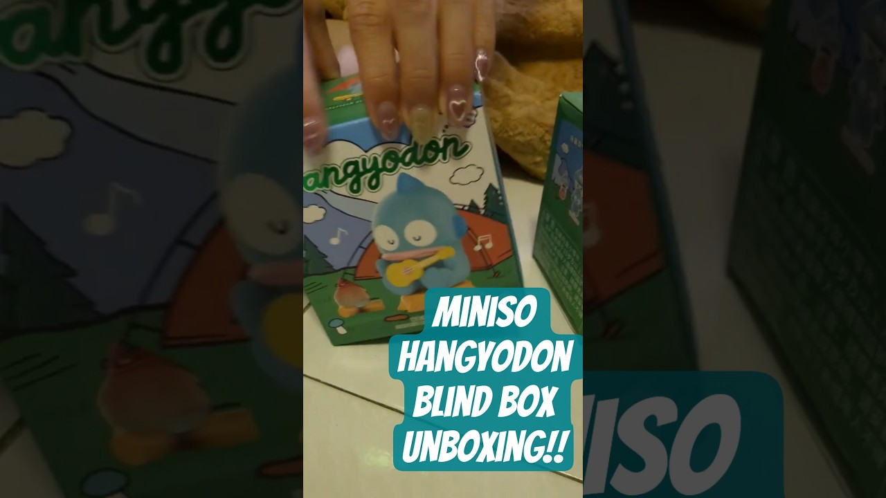 Miniso Hangyodon Show blind box figure unboxing