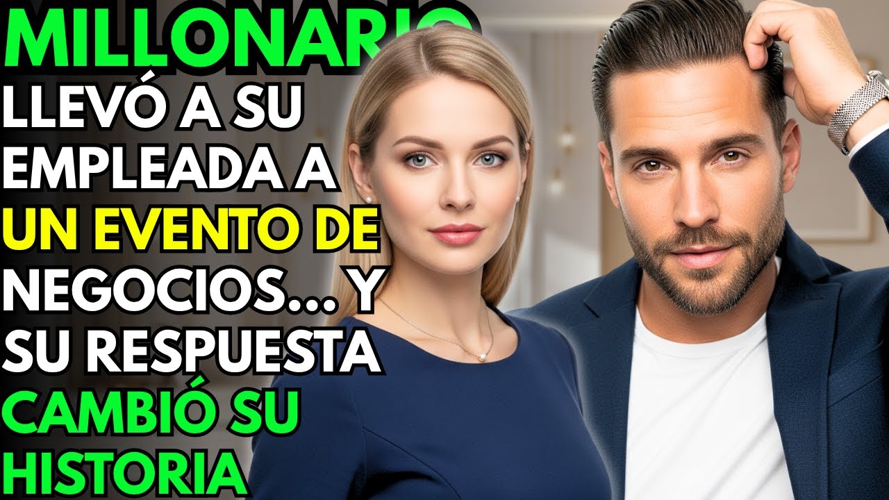 MILLONARIO LLEVÓ A SU EMPLEADA A UN EVENTO DE NEGOCIOS… Y SU RESPUESTA ...