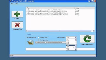 Free Easy WAV to MP3 Converter video demo