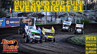 410 Sprint Car Mini Gold Cup Full Event Night 1: Cowboy Up at Silver Dollar Speedway - 03/15/24