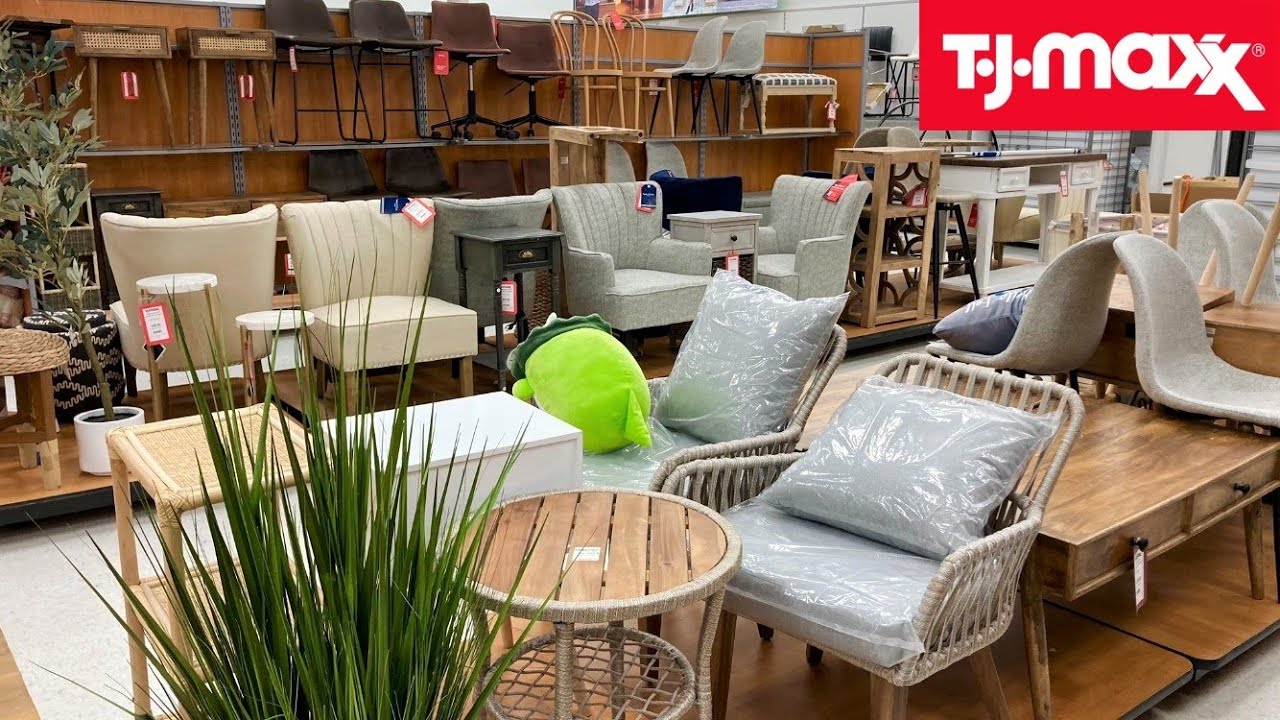TJ MAXX SHOP WITH ME FURNITURE CHAIRS TABLES CONSOLES HOME DECOR