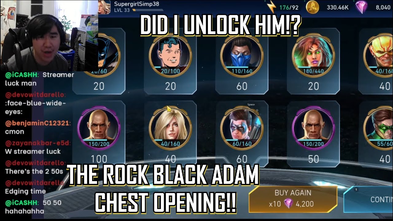The Rock Black Adam Chest Opening! (F2P Ep. 6) | Injustice 2 Mobile