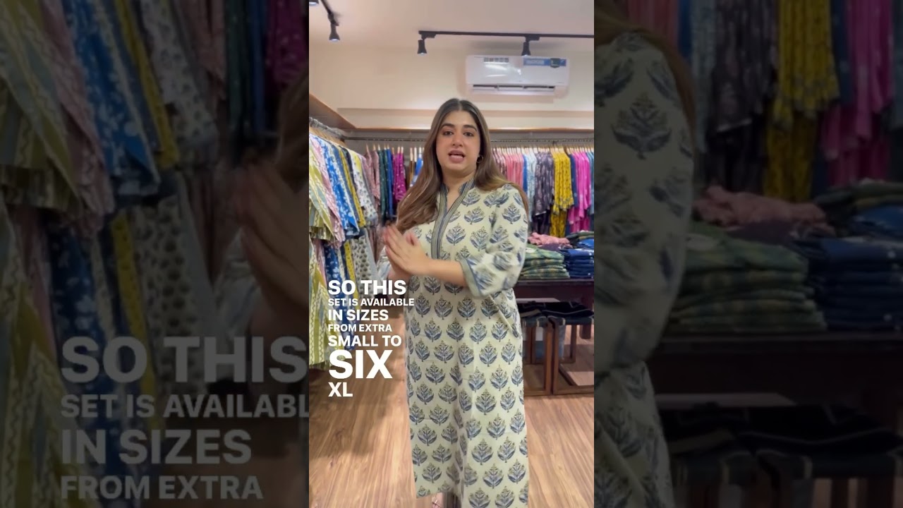 Aarohi Ajrakh Kurta Set🌿 