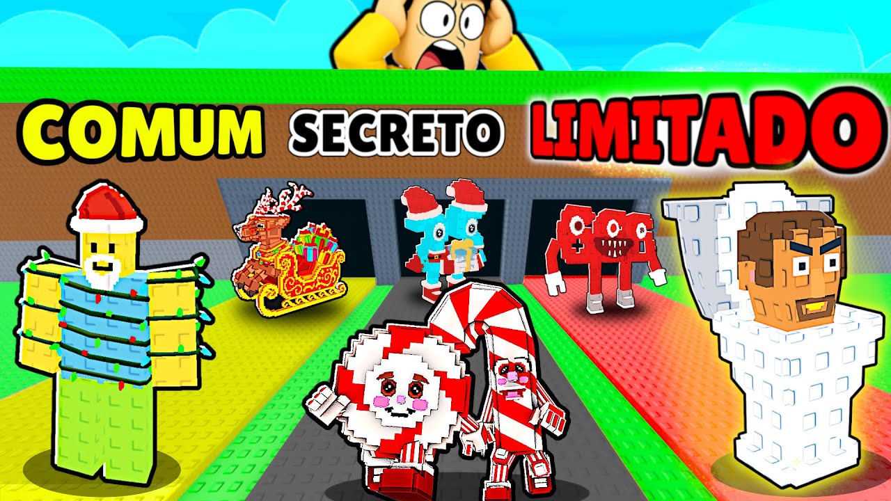 $0 A 1 TRILHÃO COM BRAINROTS COMUM ATÉ LIMITADO NESSE ROUBE UM BRAINROT - DESAFIO