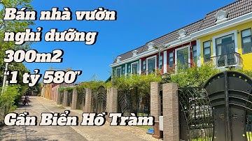 #426 (Đã bán) Kẹt tiền bán nhanh nhà vườn 300m2 vị trí trung tâm Huyện Xuyên Mộc gần biển Hồ Tràm 