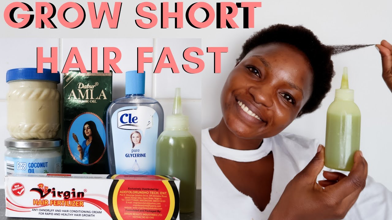MAKE EXTREME HAIR GROWTH OIL DIY | GROW SHORT 4C NATURAL HAIR FAST