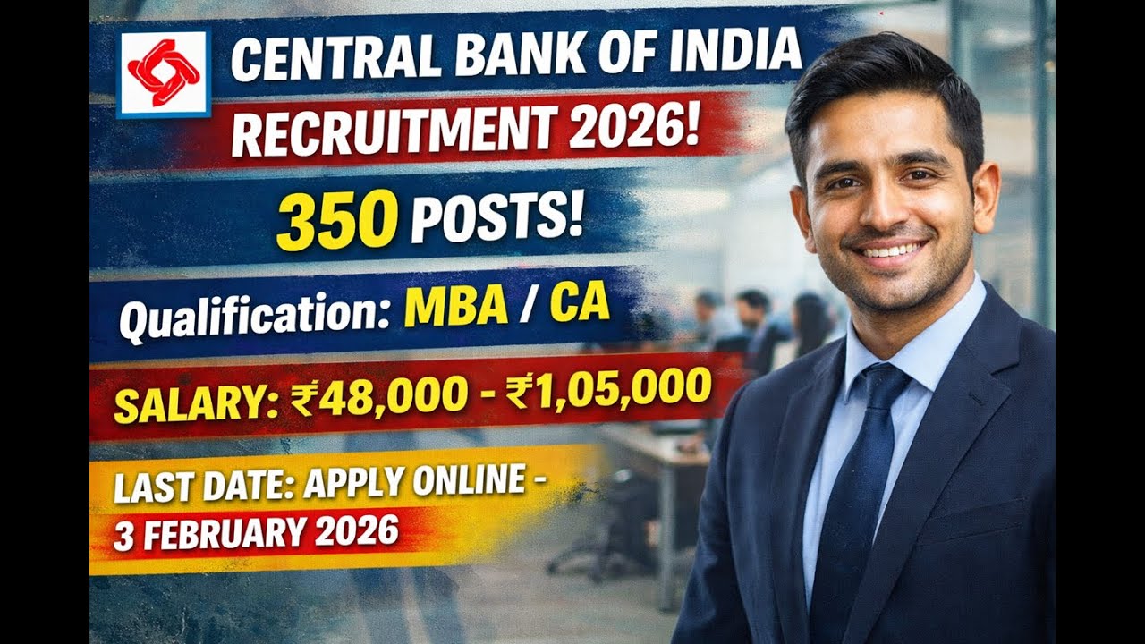 Central Bank Recruitment 2026 | Central Bank Vacancy 2026 | Govt Jobs in 2026 | New Vacancy 2026