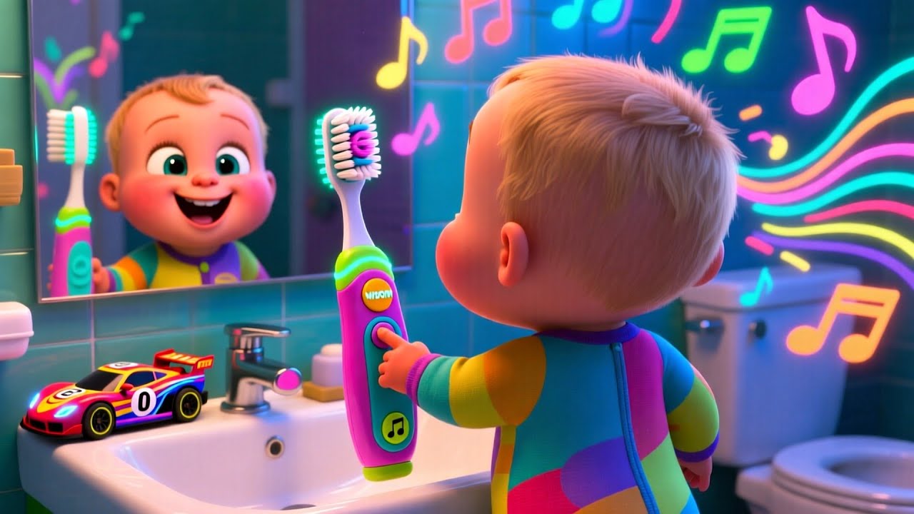 Brushy Wroom Car Jam! 🪥🚗 | Fun Toothbrushing Song for Kids | Playful Hygiene Rhyme