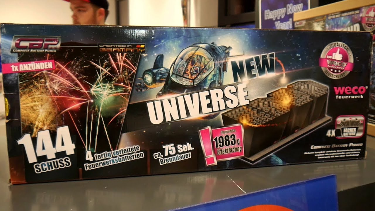 Weco New Universe - 144 Schuss Verbundfeuerwerk (LIDL.DE)