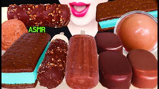 ASMR CHOCOLATE ICE CREAM, HERSHEY'S ICE CREAM BALL 허쉬 스쿱 아이스크림, 초콜릿 아이스크림 먹방 MUKBANG