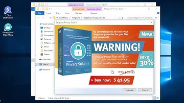 Uninstall Steganos Privacy Suite 18 on Windows 10