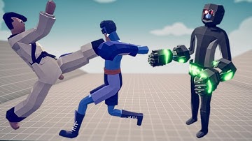 TITANIUM BOXER + TAEKWONDO CHAMPION VS EVERY TABS UNIT | TABS - Totally Accurate Battle Simulator