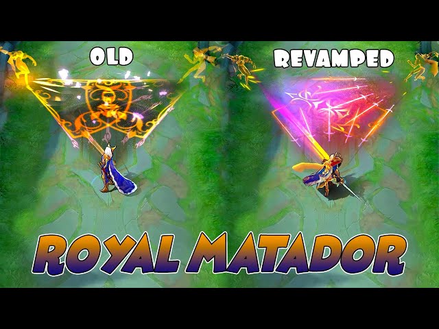 Lancelot Royal Matador Revamped VS OLD Skill Effects MLBB class=